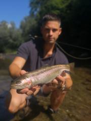 Andrei and July Rainbow trout